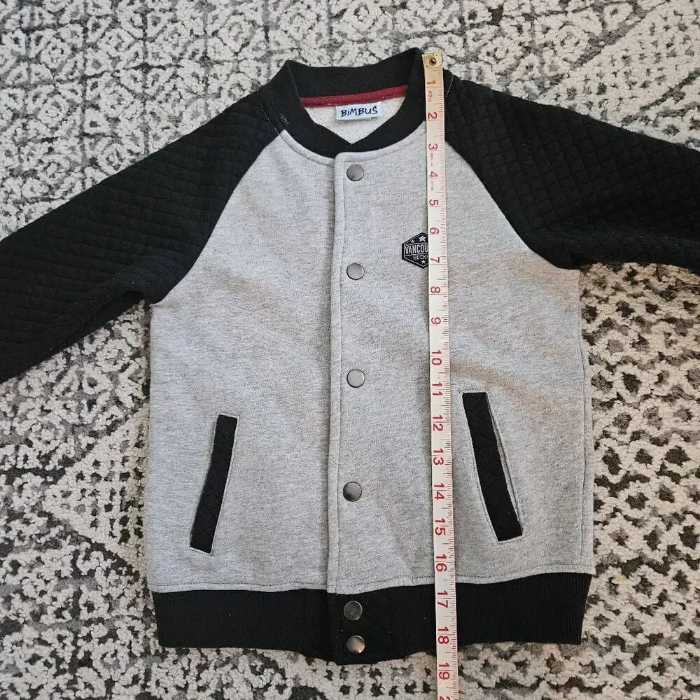 Bimbus Boys Vancouver Hockey Bomber Jacket Size 6-7